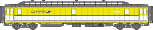 REE Modeles VB-022 - French Post Wagon OCEM 21,6m û PAZ No.  50 87 00 77 240-5 of the SNCF